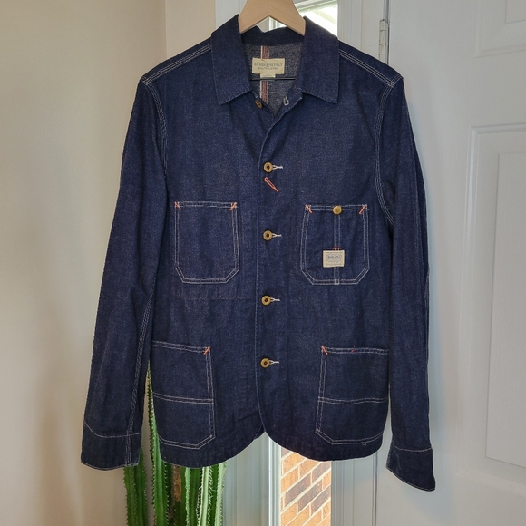 Ralph Lauren Jackets & Blazers - Denim & Supply Ralph Lauren Gorgeous Rich Blue Denim Button Up Jacket, Size M